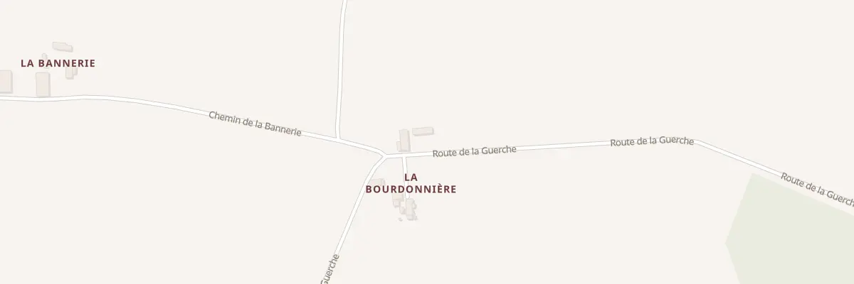 Plan du 41 Rte de la Guerche à Thuré