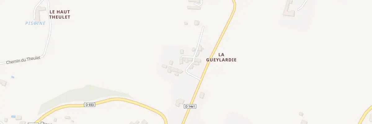 Plan du 50 La Gueylardie Ouest à Monbazillac