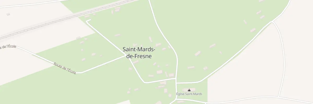 Plan du 181 Rte des Bois de Fains à Saint-Mards-de-Fresne