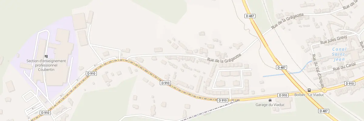 Plan du 43B Rue de la Grégeotte à Bolbec