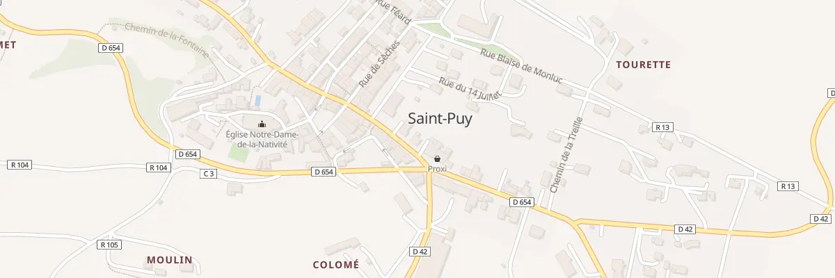 Plan du 5030 Av René Lassus à Saint-Puy