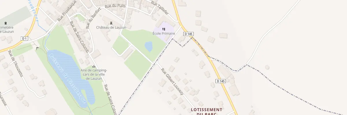 Plan du 5 Promenade des Ducs à Saint-Colomb-de-Lauzun