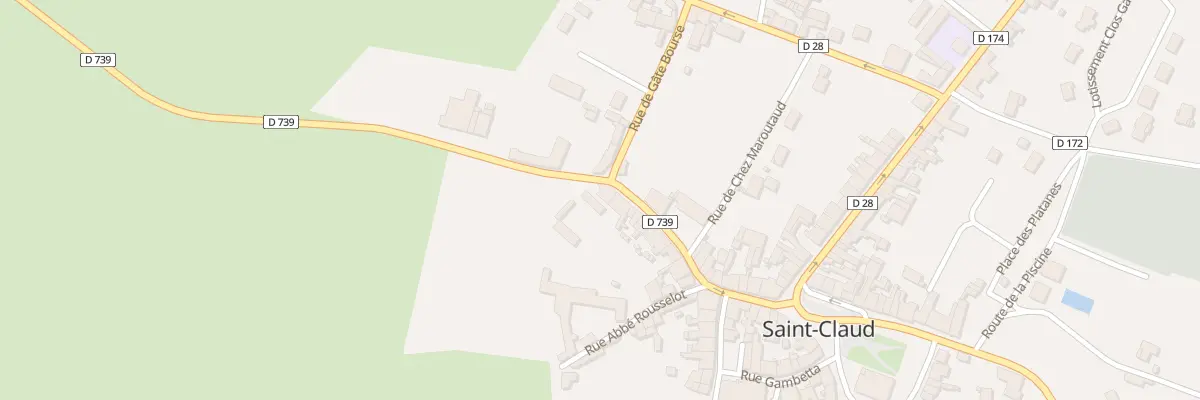 Plan du 33 Rue Victor Hugo à Saint-Claud
