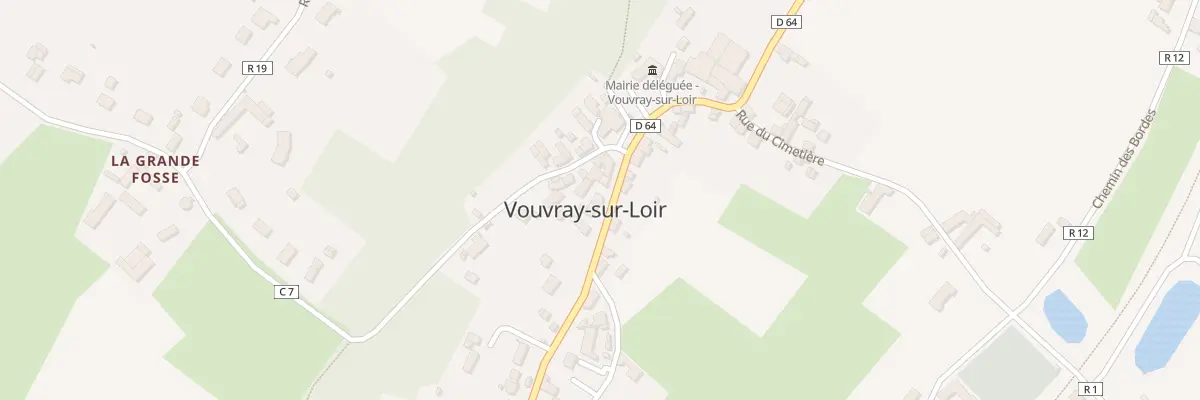 Plan du 12 Rue Oscar Moneris à Montval-sur-Loir