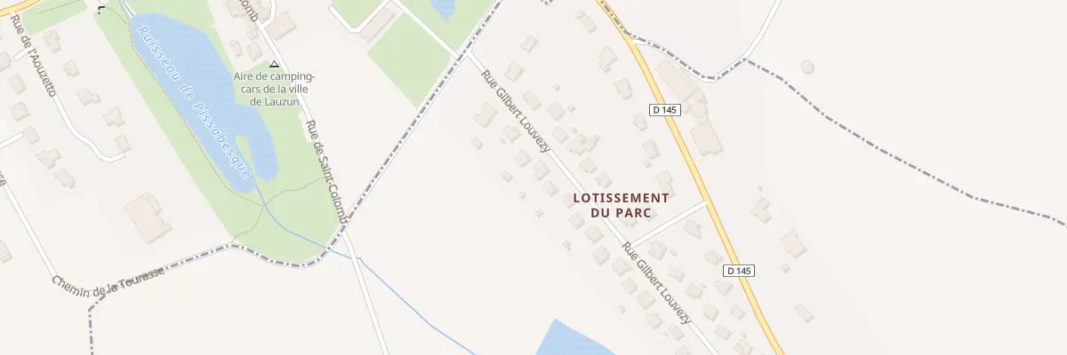 Plan du 331 Rue Gilbert Louvezy à Saint-Colomb-de-Lauzun