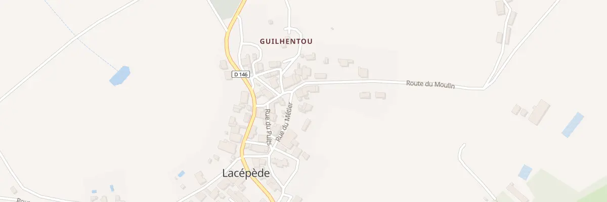 Plan du 1 Rue du Métier à Lacépède