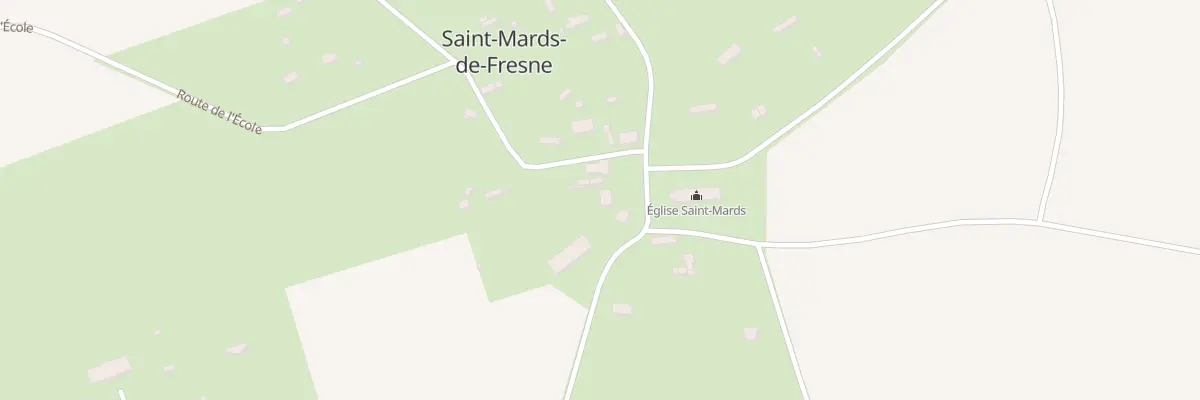 Plan du 39 Rte des Bois de Fains à Saint-Mards-de-Fresne