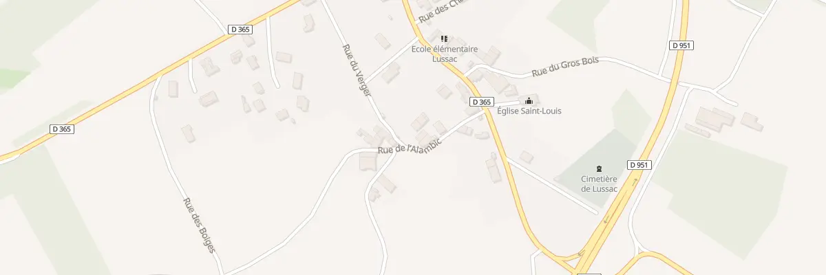 Plan du 5089 Le Bourg à Lussac