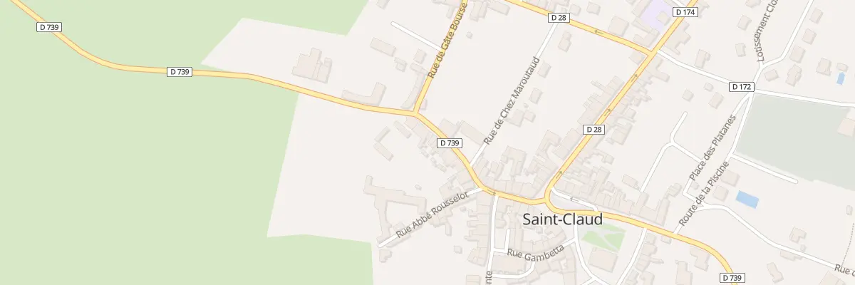 Plan du 29 Rue Victor Hugo à Saint-Claud