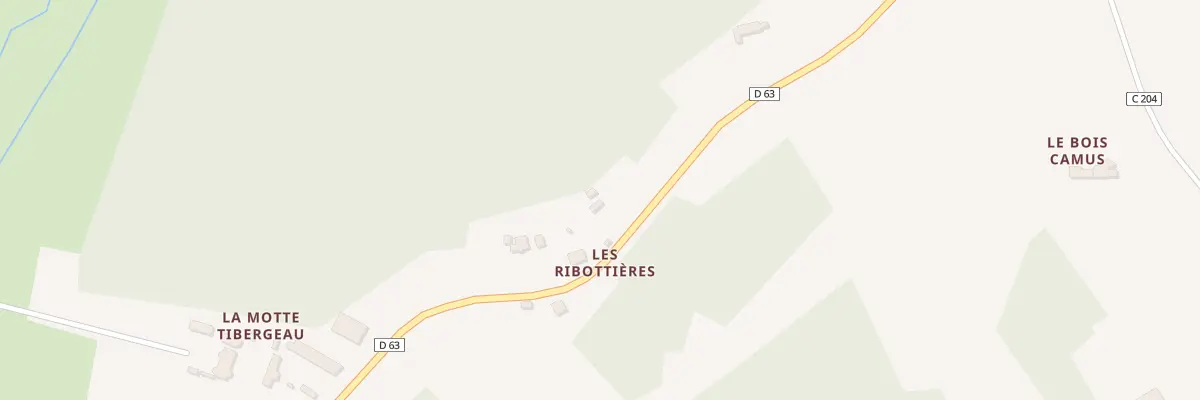 Plan du 7 Les Ribottieres à Flée