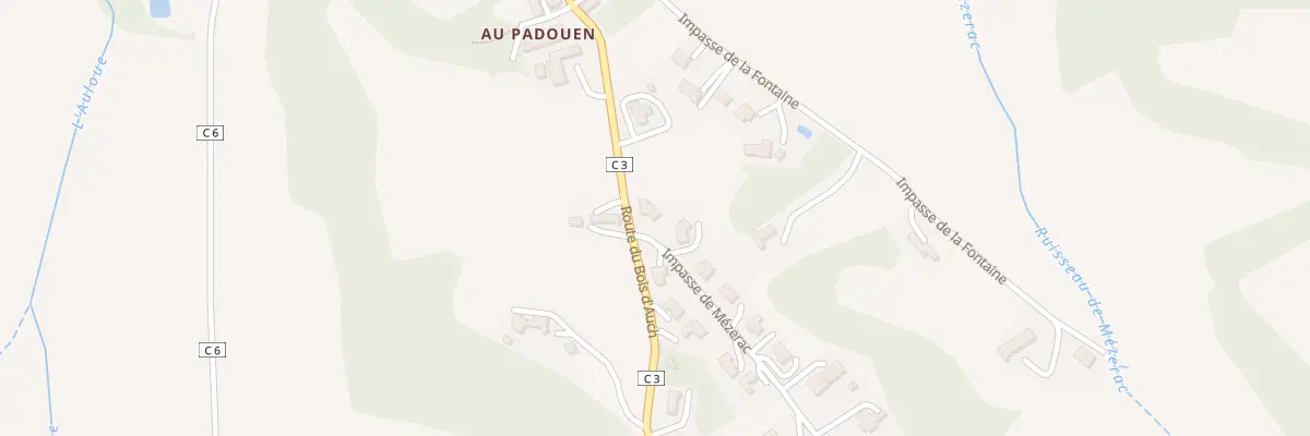 Plan du 563 Rte du Bois d’Auch à Ordan-Larroque