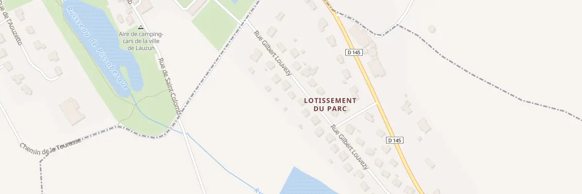 Plan du 317 Rue Gilbert Louvezy à Saint-Colomb-de-Lauzun