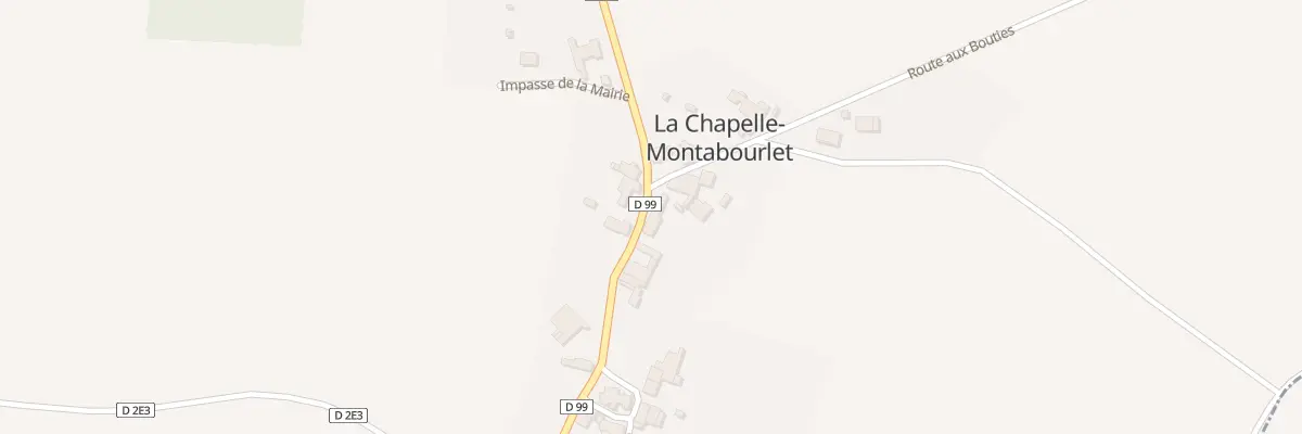 Plan du 8 Rte de la Belle à La Chapelle-Montabourlet