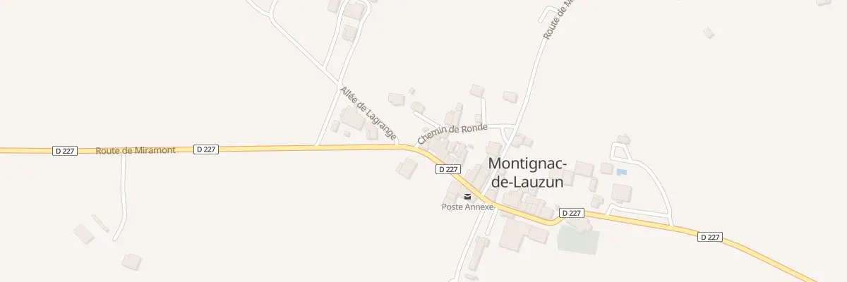 Plan du 30A Le Bourg Nord à Montignac-de-Lauzun