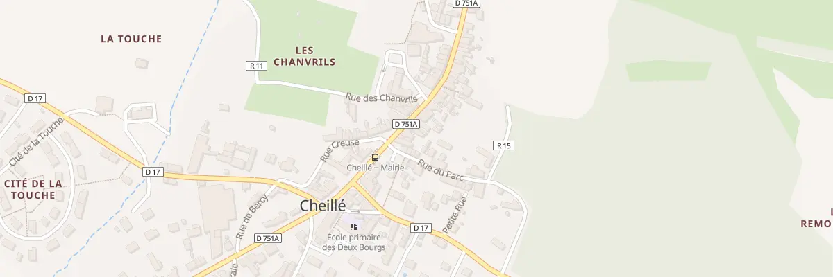 Plan du 45 Rue de Chinon à Cheillé