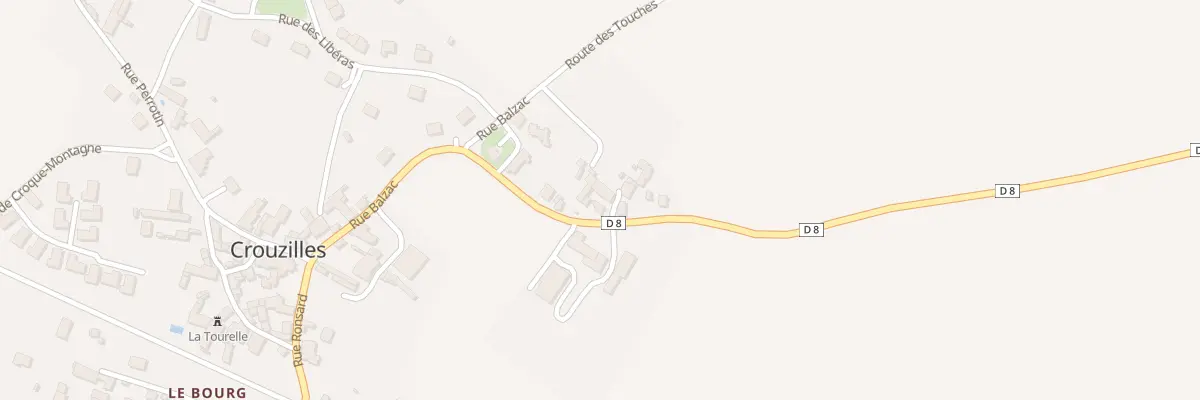 Plan du 5 Rue Pelletier à Crouzilles