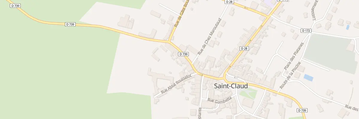 Plan du 21 Rue Victor Hugo à Saint-Claud