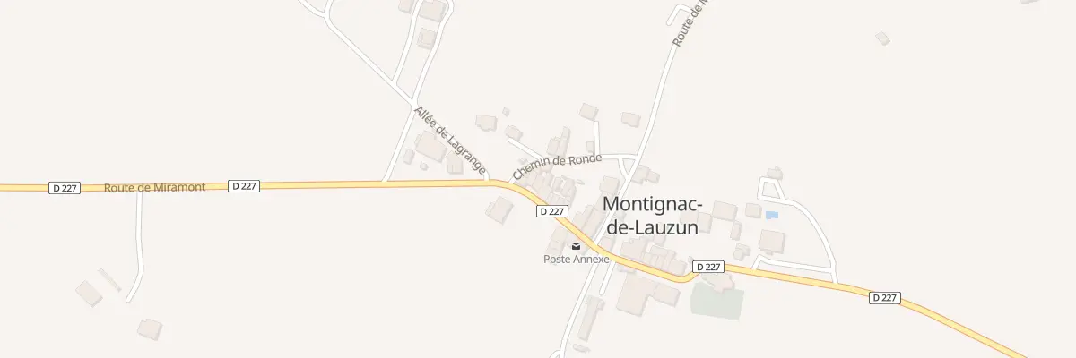 Plan du 30 Le Bourg Nord à Montignac-de-Lauzun