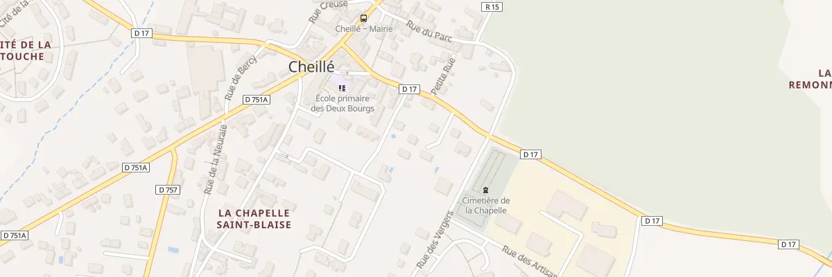 Plan du 10C Rue de Saché à Cheillé