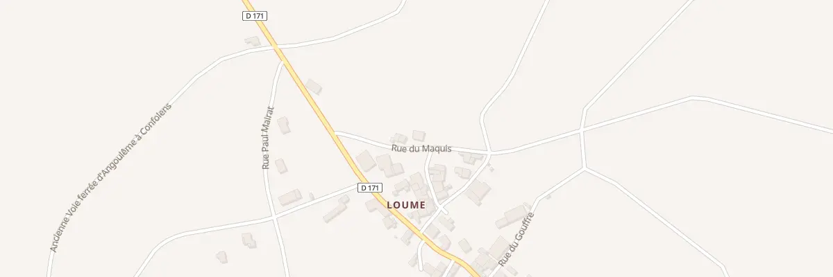 Plan du 3 Rue du Maquis à Benest