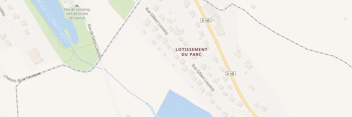 Plan du 281 Rue Gilbert Louvezy à Saint-Colomb-de-Lauzun