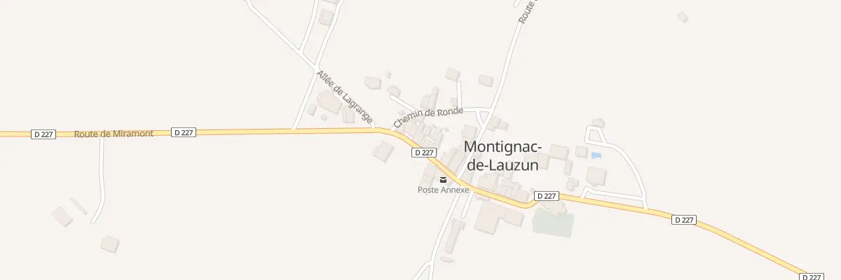 Plan du 28 Le Bourg Nord à Montignac-de-Lauzun