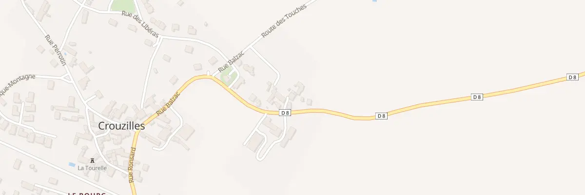 Plan du 9 Rue Pelletier à Crouzilles