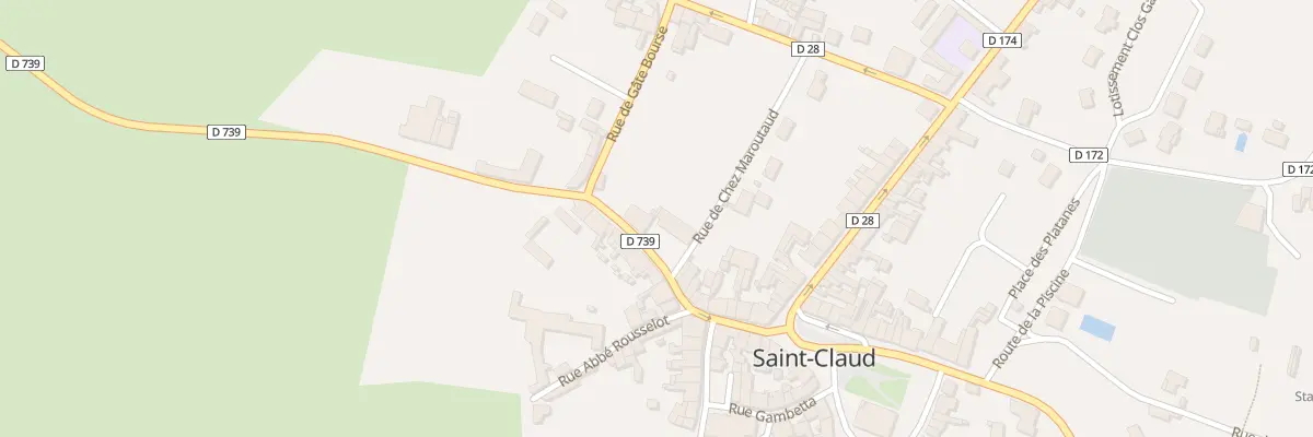 Plan du 20 Rue Victor Hugo à Saint-Claud