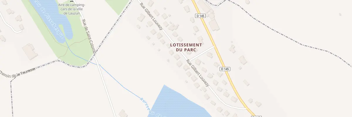 Plan du 265 Rue Gilbert Louvezy à Saint-Colomb-de-Lauzun
