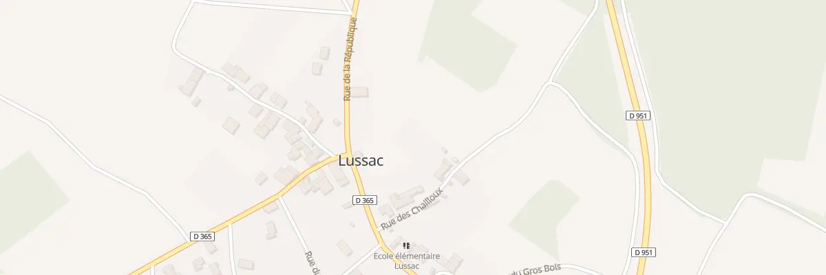 Plan du 5028 Le Bourg à Lussac