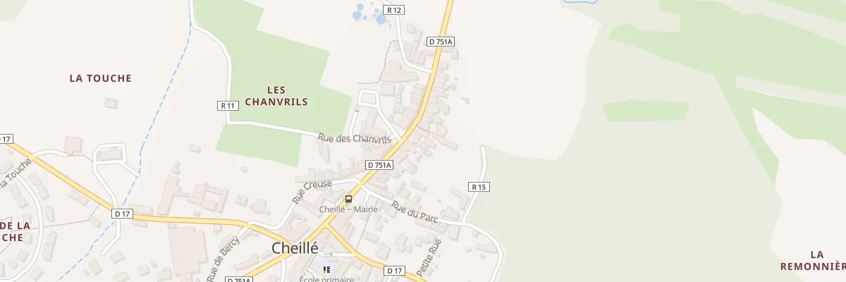 Plan du 27 Rue de Chinon à Cheillé