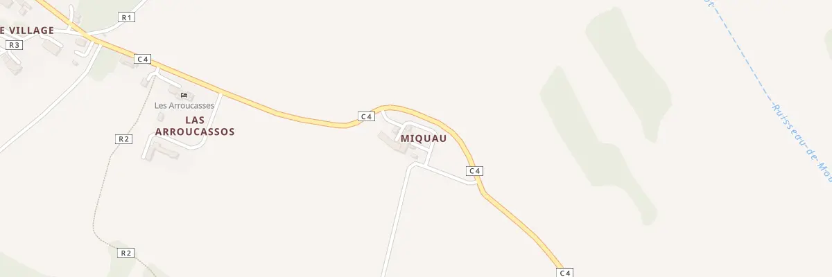 Plan du 5063 Miquau à Castelnau-sur-l’Auvignon
