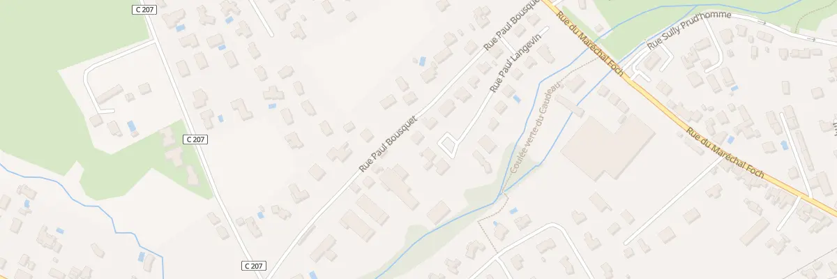 Plan du 13 Rue Paul Langevin à Bergerac