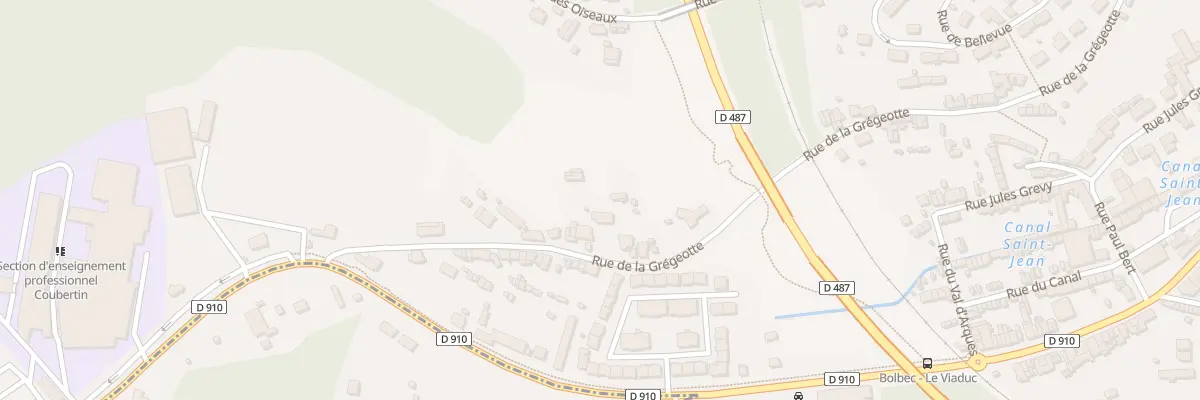 Plan du 60 Rue de la Grégeotte à Bolbec