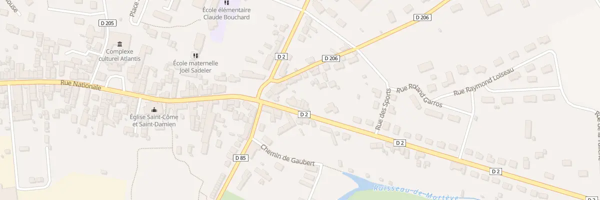 Plan du 8 Av François Mitterrand à Saint-Cosme-en-Vairais