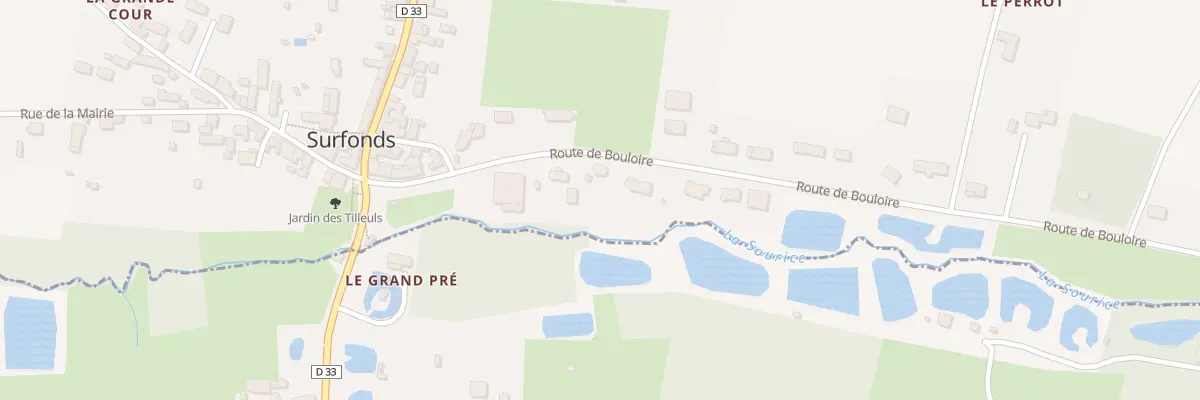 Plan du 3 Rte de Bouloire à Surfonds