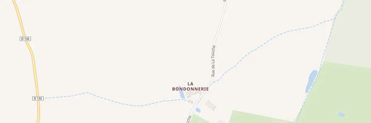 Plan du 118 La Bondonnerie à Villaines-les-Rochers
