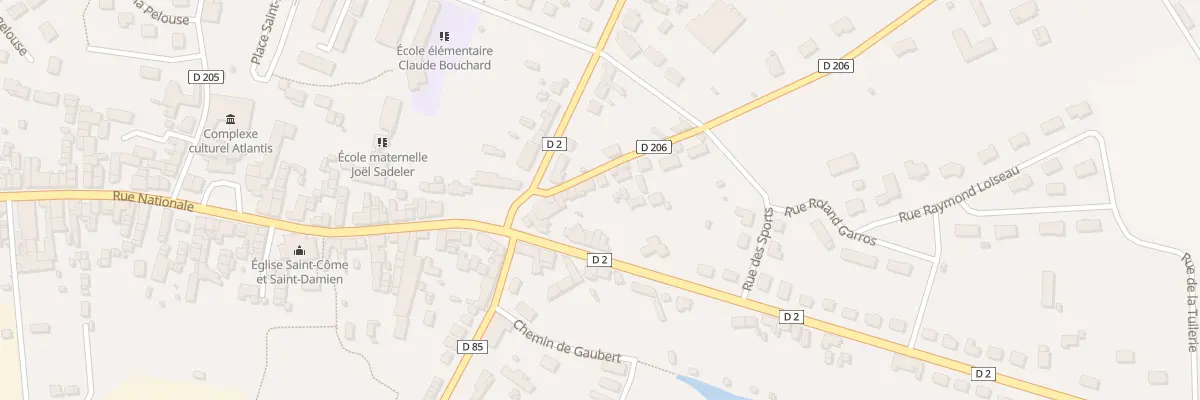 Plan du 9 Rte de Contres à Saint-Cosme-en-Vairais