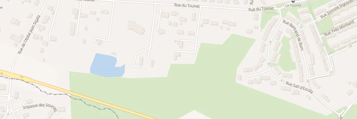 Plan du 79 Rue du Tounet à Bergerac