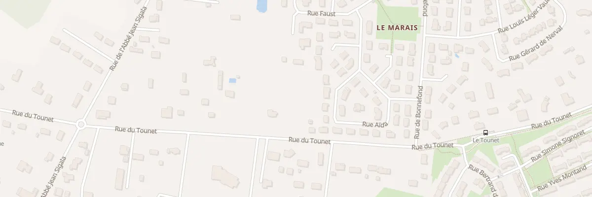 Plan du 82 Rue du Tounet à Bergerac