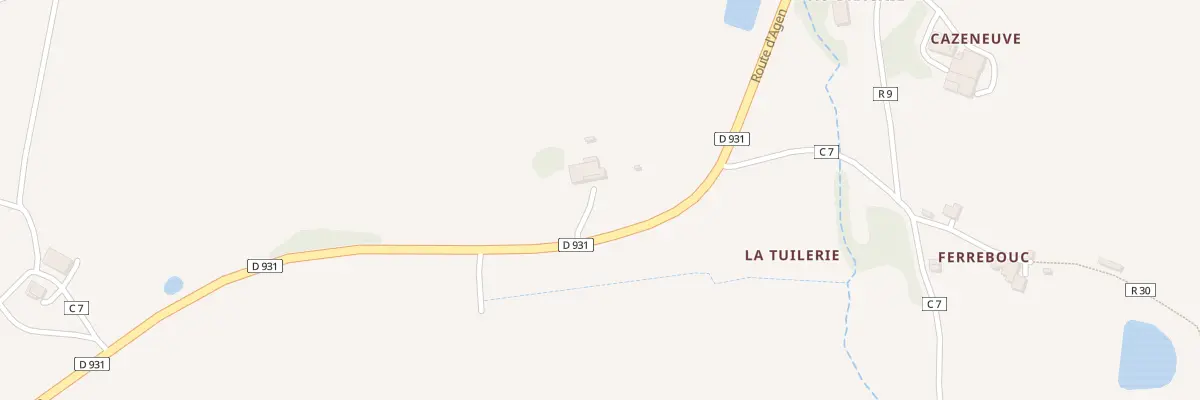 Plan du 5013 La Tuilerie à Gazaupouy