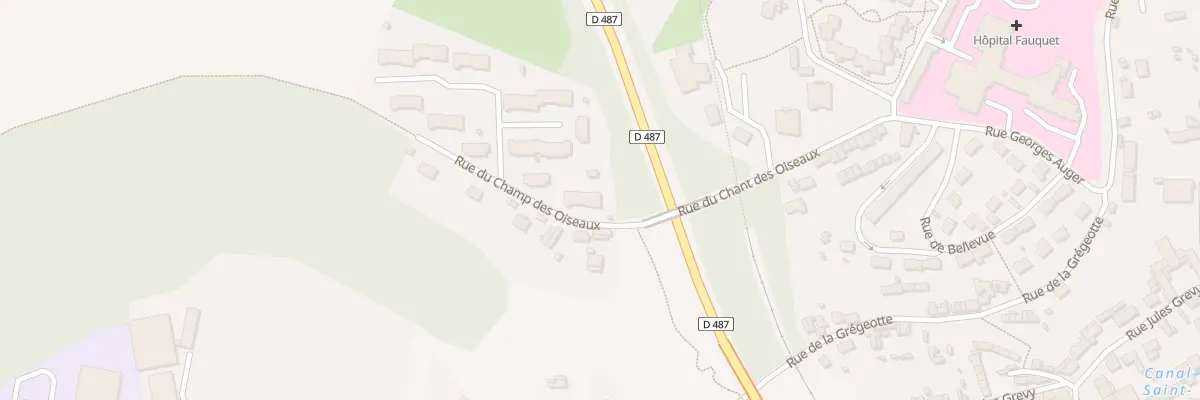 Plan du 12 Rue du Champ des Oiseaux à Bolbec