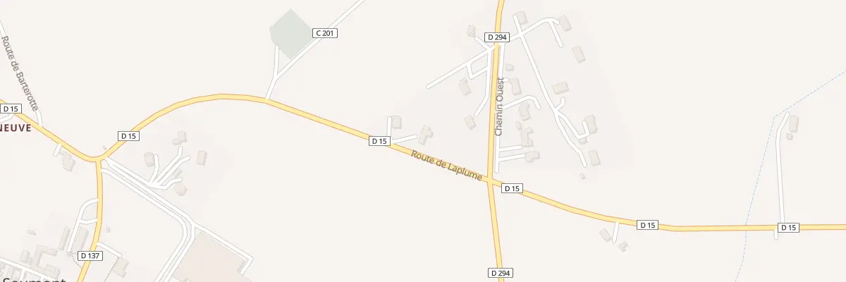 Plan du 5000 Martin à Saumont