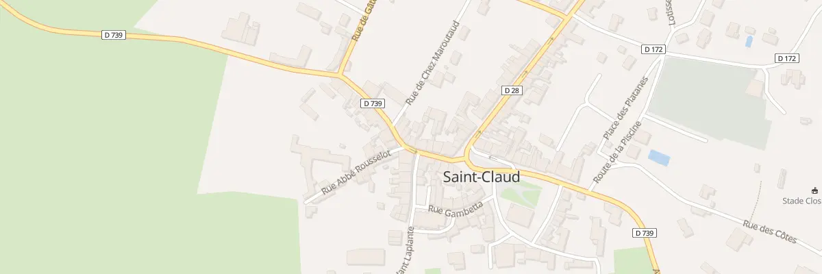 Plan du 16 Rue Victor Hugo à Saint-Claud
