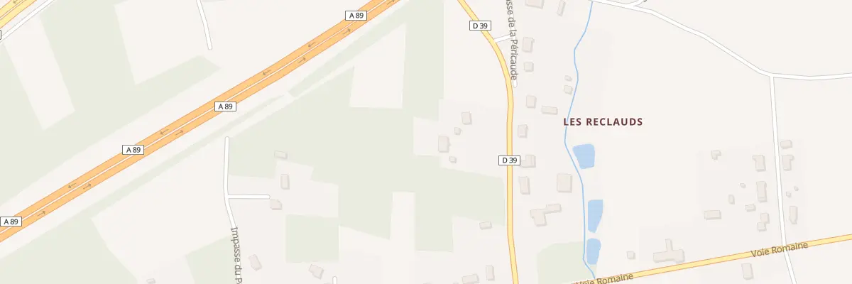 Plan du 8 Rte de Saint Severin à Neuvic