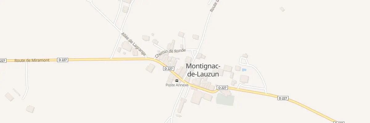 Plan du 23 Le Bourg Nord à Montignac-de-Lauzun