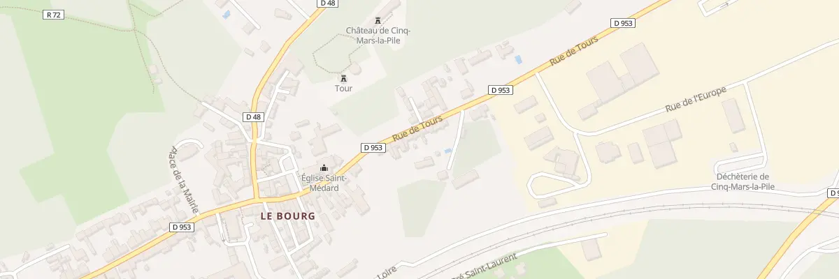 Plan du 39 Rue de Tours à Cinq-Mars-la-Pile