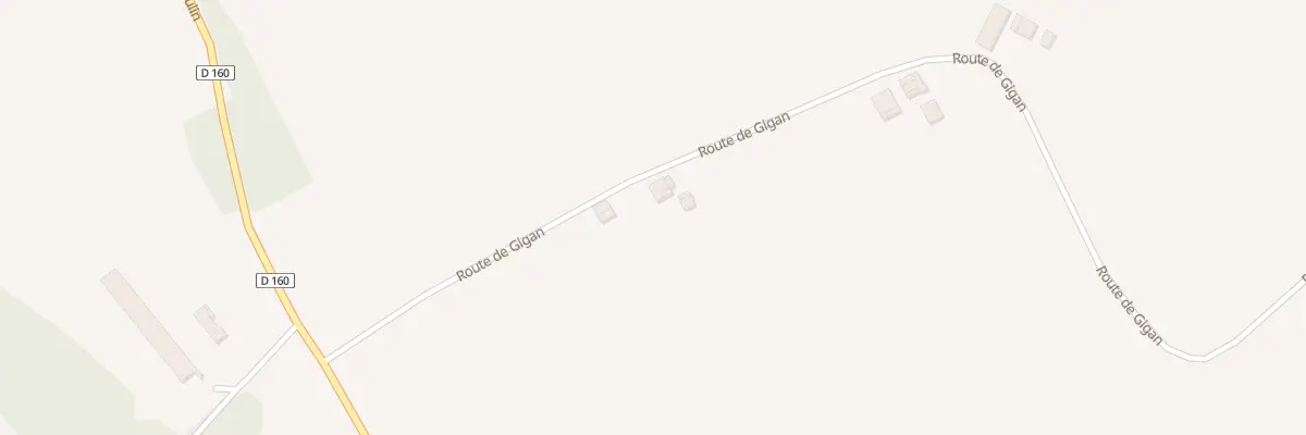 Plan du 282 Rte de Gigan à Coulx