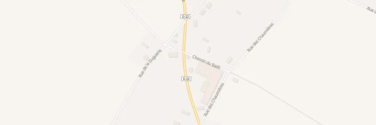 Plan du 1 Che du Bailly à Drucourt