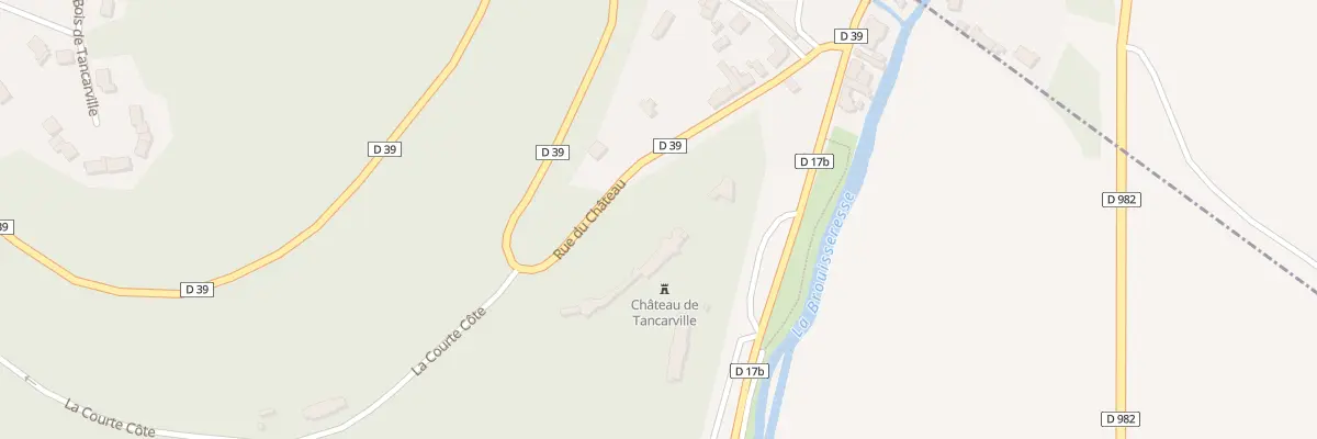 Plan du 3 Rue du Chateau à Tancarville